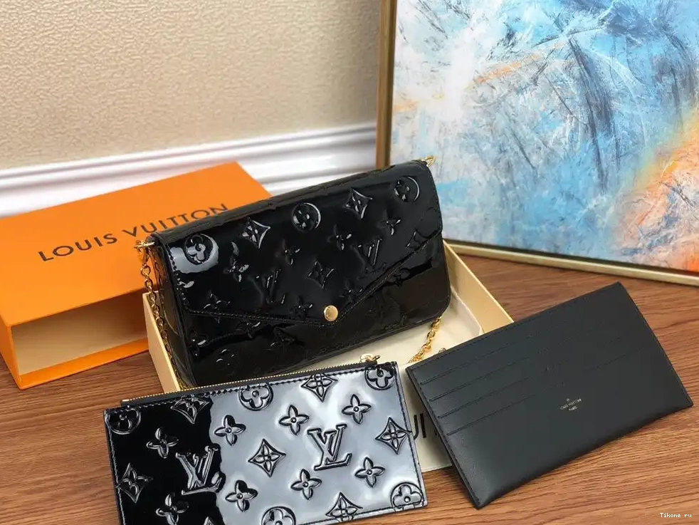 Affordable VUITTON FÉLICIE LOUIS POCHETTE 0620